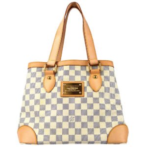 Louis Vuitton 2011 Damier Azur Hampstead PM Tote HandBag N51207 | AlmaBagz