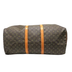 Louis Vuitton Brown Canvas Keepall 60 travel bag | AlmaBagz