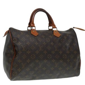 LOUIS VUITTON Monogram Speedy 35 Hand Bag M41524 LV Auth 73321 | AlmaBagz