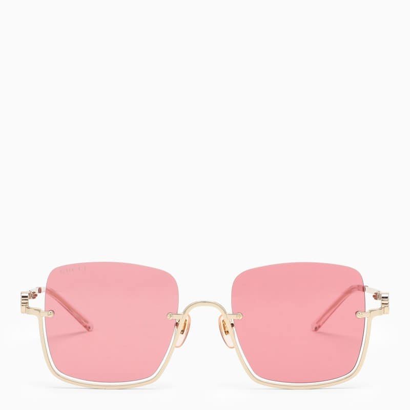Gucci Square Gold Sunglasses Women | AlmaBagz