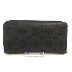 Louis Vuitton Black Leather Portefeuille zippy wallet accessories | AlmaBagz