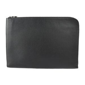 Louis Vuitton Black Leather Pochette Jour wallet accessories | AlmaBagz