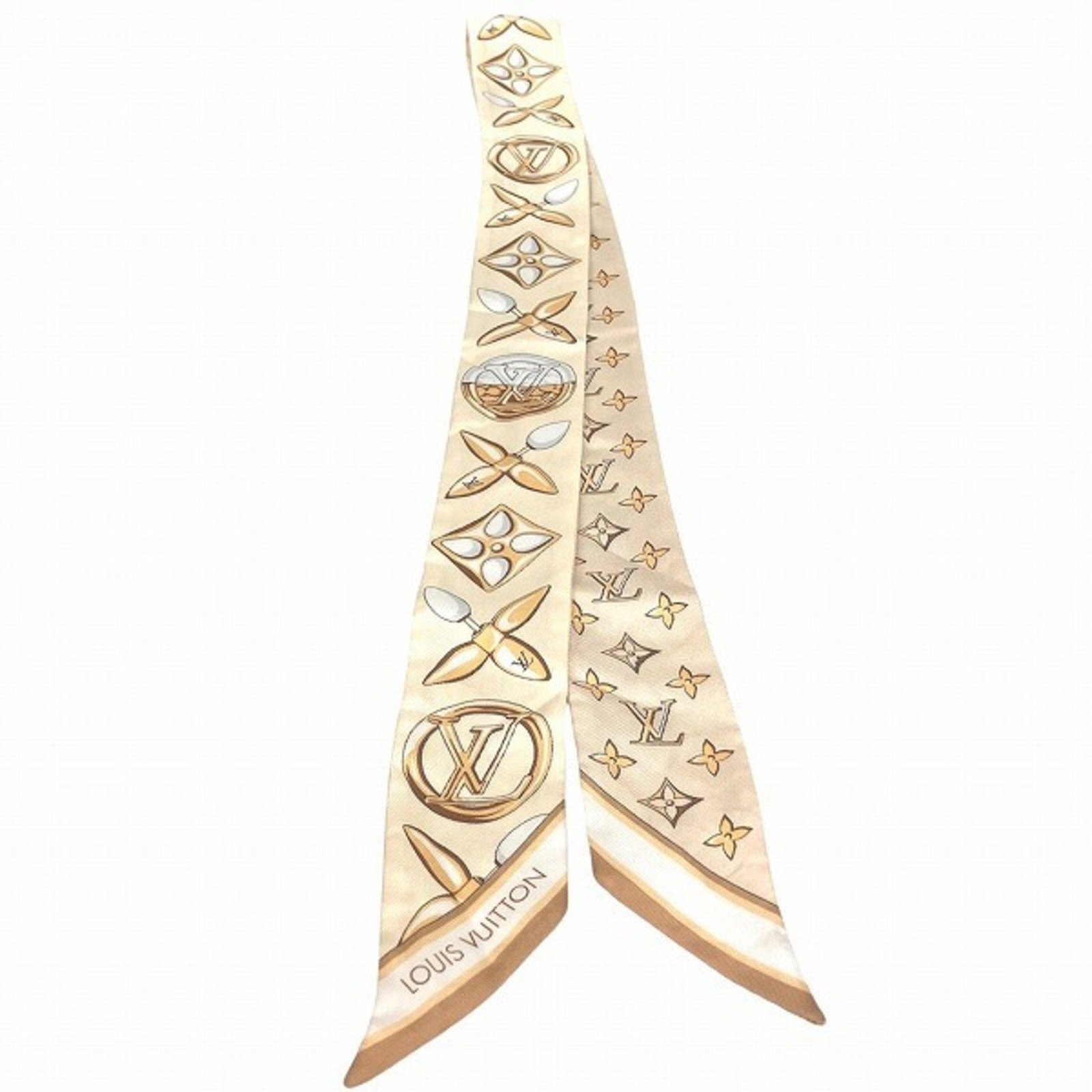 Louis Vuitton yellow Silk Scarf | AlmaBagz