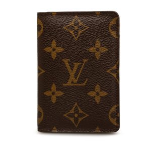 Louis Vuitton Monogram M61732 Card Case PVC/Leather Brown | AlmaBagz