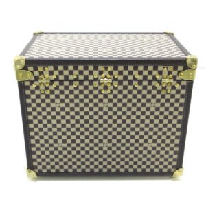 Louis Vuitton Brown Metal Mini malle wallet accessories | AlmaBagz