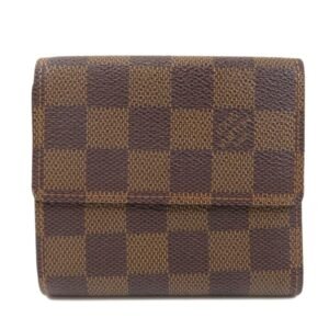 Louis Vuitton Brown Canvas Elise wallet accessories | AlmaBagz