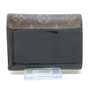 Louis Vuitton Black Canvas Cherrywood wallet accessories | AlmaBagz