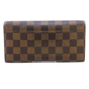 Louis Vuitton Brown Canvas Portefeuille Sarah wallet accessories | AlmaBagz