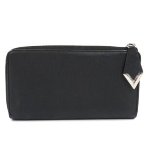 Louis Vuitton Black Leather Zippy wallet wallet accessories | AlmaBagz