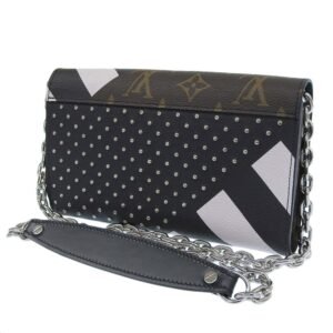 Louis Vuitton Black Canvas Twist wallet accessories | AlmaBagz