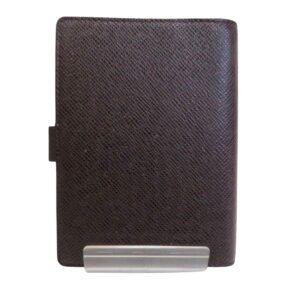 Louis Vuitton Brown Leather COUVERTURE AGENDA FONCTIONNEL PM wallet accessories | AlmaBagz