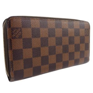 Louis Vuitton Brown Canvas Portefeuille zippy wallet accessories | AlmaBagz