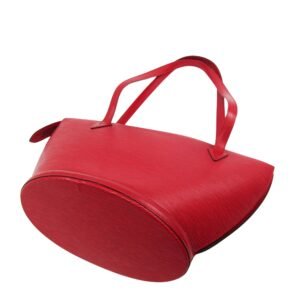 Louis Vuitton Red Leather Saint Jacques handbag bag | AlmaBagz