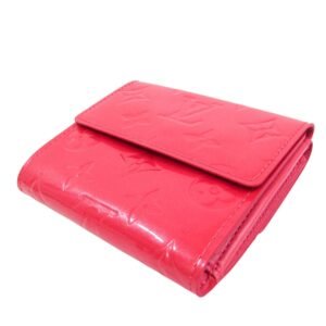 Louis Vuitton Pink Patent leather Elise wallet accessories | AlmaBagz