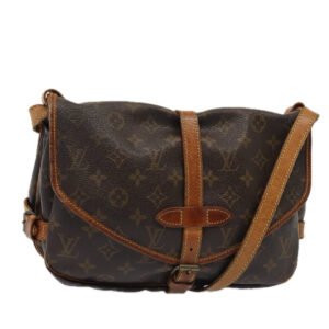 LOUIS VUITTON Monogram Saumur 30 Shoulder Bag M42256 LV Auth 75060 | AlmaBagz