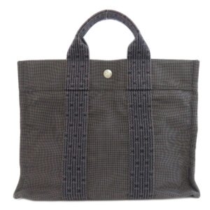 HERMES Tote Bag canvas black Her Line Tote PM Women Used | AlmaBagz