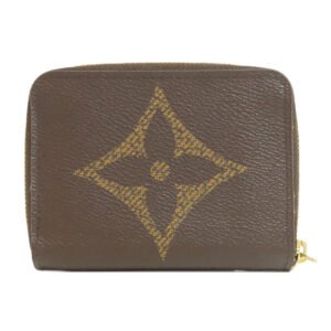 LOUIS VUITTON Coin case M69354 Giant monogram canvas Brown Zippy coin purse | AlmaBagz