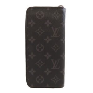 LOUIS VUITTON Long Wallet Purse M62295 Monogram Eclipse black Zippy wallet ã» Vertical | AlmaBagz