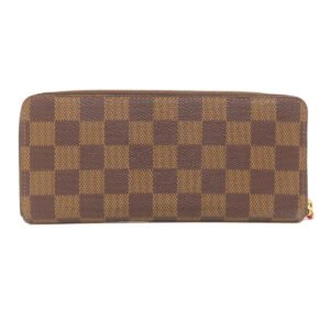 LOUIS VUITTON Long Wallet Purse N60534 Damier canvas Brown Portefeuille Clemence | AlmaBagz