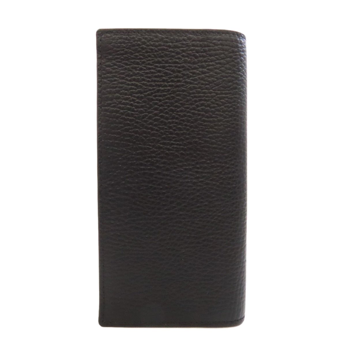 GUCCI Long Wallet Purse 610467 leather black Interlocking G outlet | AlmaBagz