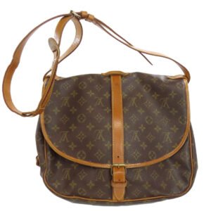 LOUIS VUITTON Shoulder Bag M42254 Monogram canvas Brown Saumur Women Used | AlmaBagz