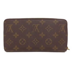LOUIS VUITTON Long Wallet Purse M41895 Monogram canvas Brown Zippy wallet | AlmaBagz