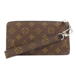 LOUIS VUITTON Long Wallet Purse M69407 Monogram macacer Brown Zippy Dragonne | AlmaBagz