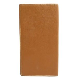 HERMES Long Wallet Purse Epsom gold Fleming Gold | AlmaBagz