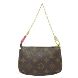 LOUIS VUITTON Accessory pouch M68490 Monogram canvas Brown Mini Pochette Accessoires Vivienne Women Used | AlmaBagz