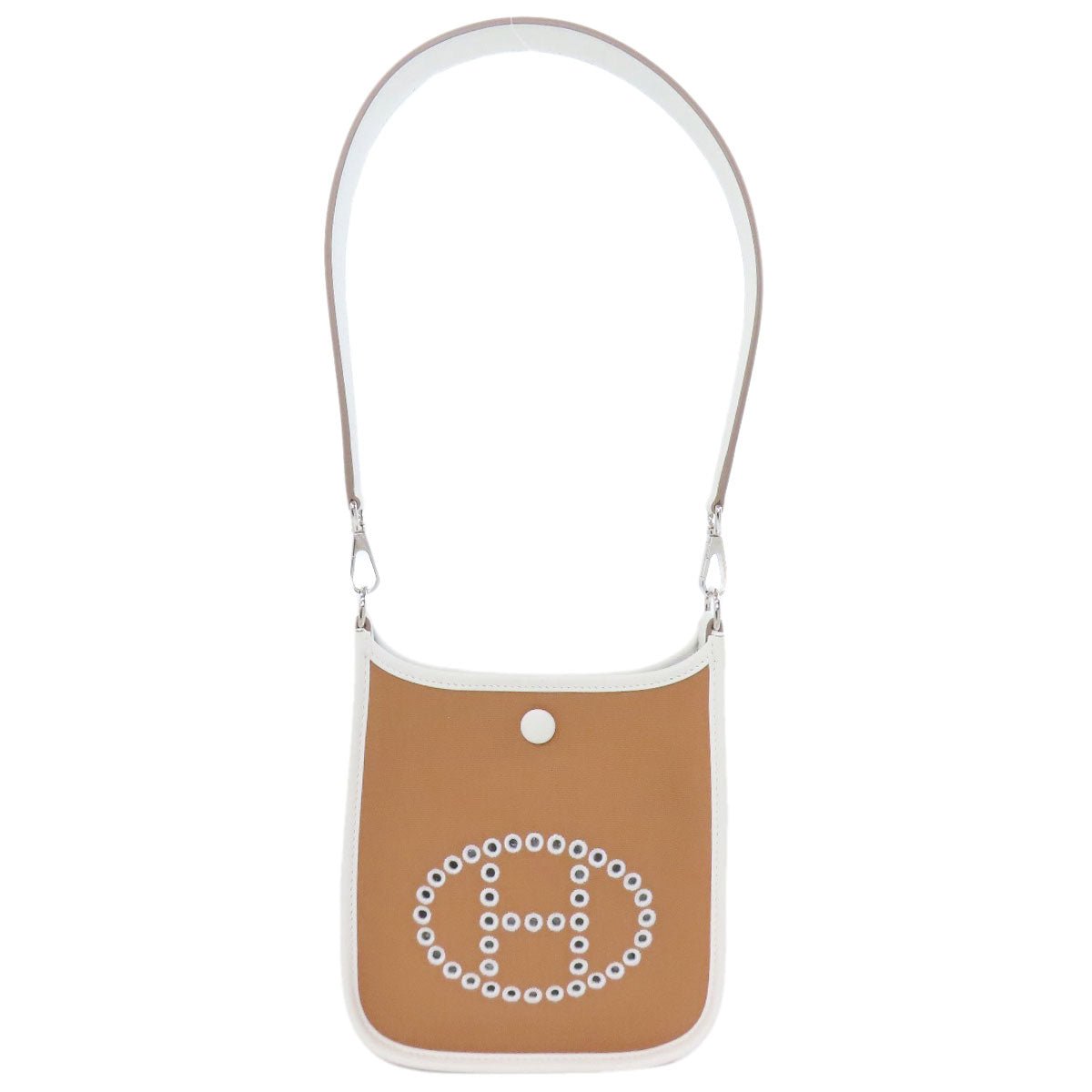 HERMES Handbag Towar Officche Brown Neo Evelyn 16 TPM SilverMetal | AlmaBagz - Image 17