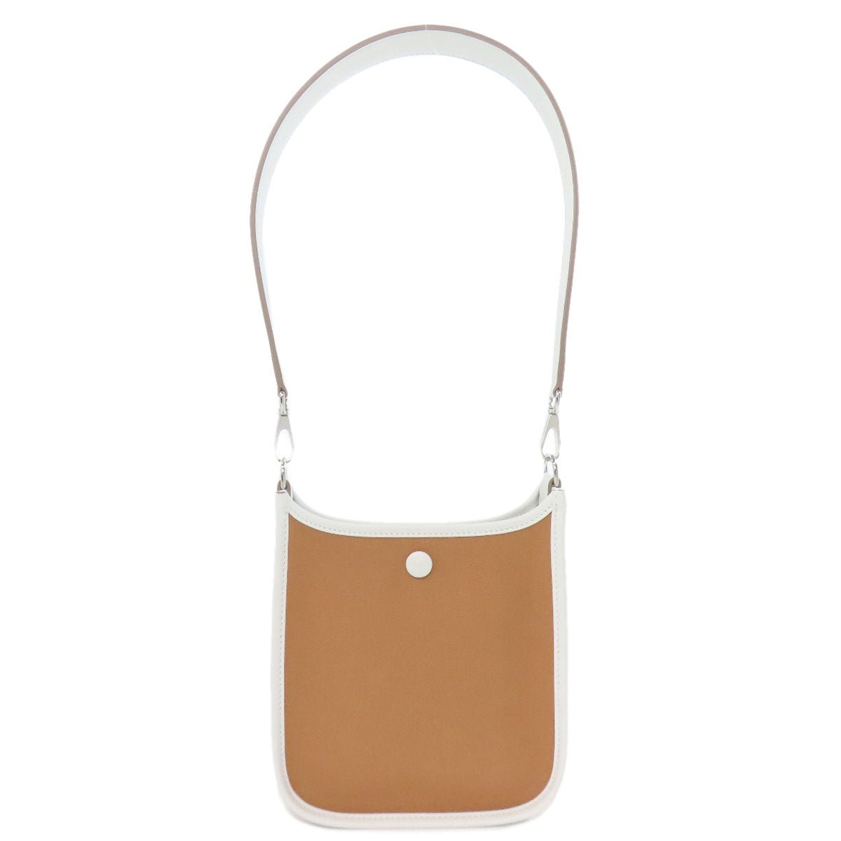HERMES Handbag Towar Officche Brown Neo Evelyn 16 TPM SilverMetal | AlmaBagz
