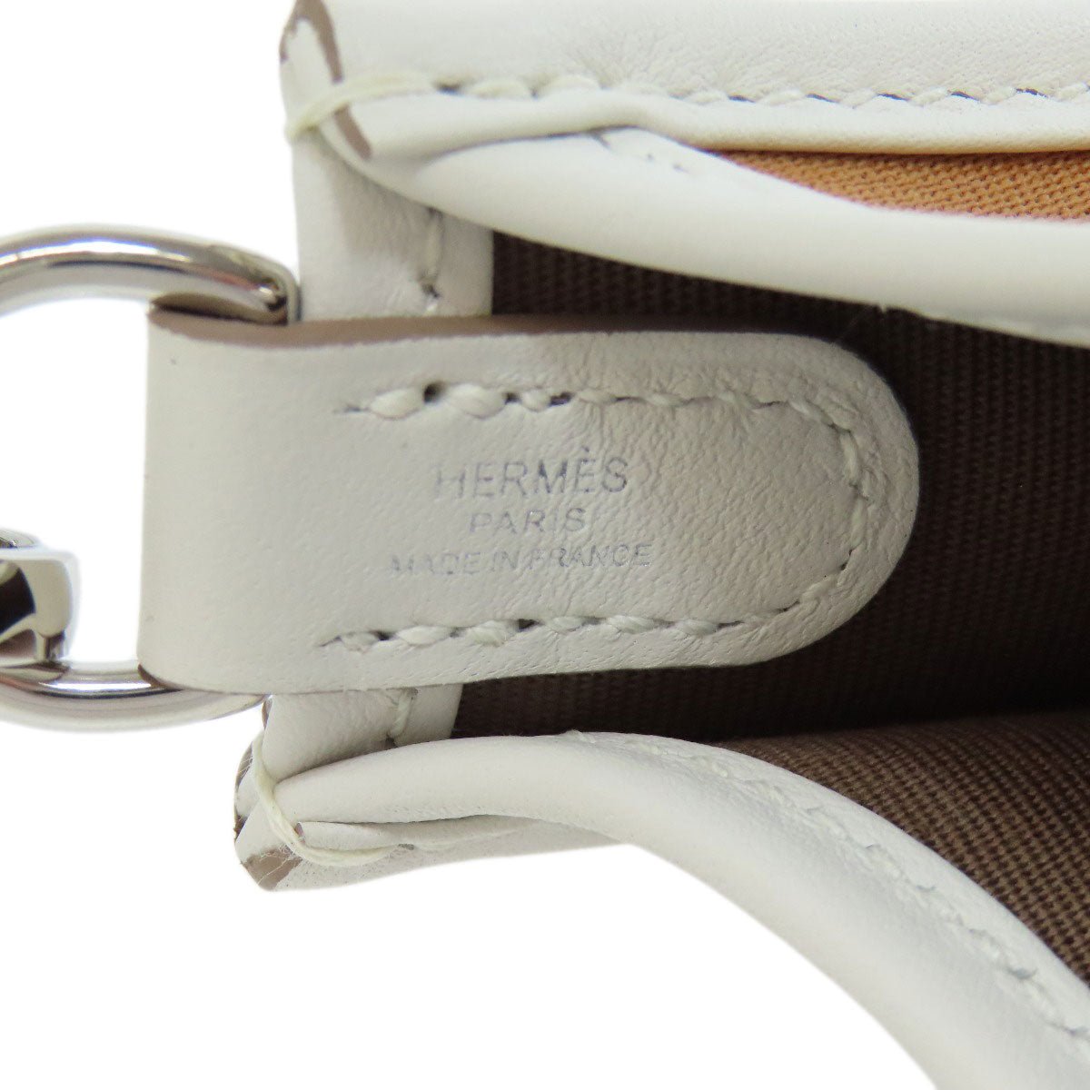 HERMES Handbag Towar Officche Brown Neo Evelyn 16 TPM SilverMetal | AlmaBagz - Image 5