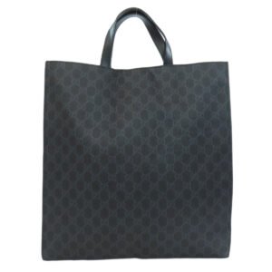 GUCCI Handbag 495559 PVC gray GG Supreme 2WAY | AlmaBagz