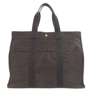 HERMES Tote Bag canvas gray Her LineGM | AlmaBagz
