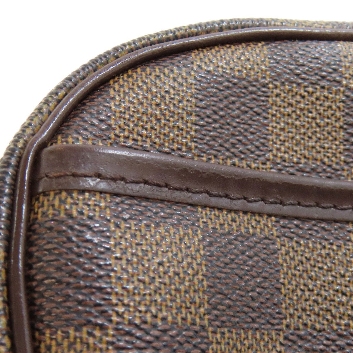 LOUIS VUITTON Shoulder Bag N51296 Damier canvas Brown Pochette Ipanema PM | AlmaBagz - Image 13