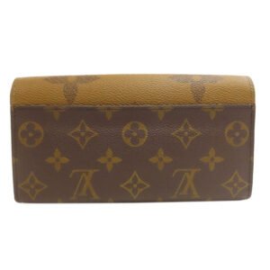 LOUIS VUITTON Long Wallet Purse M80726 Monogram Giant Brown Portefeuille Sara Women Used | AlmaBagz