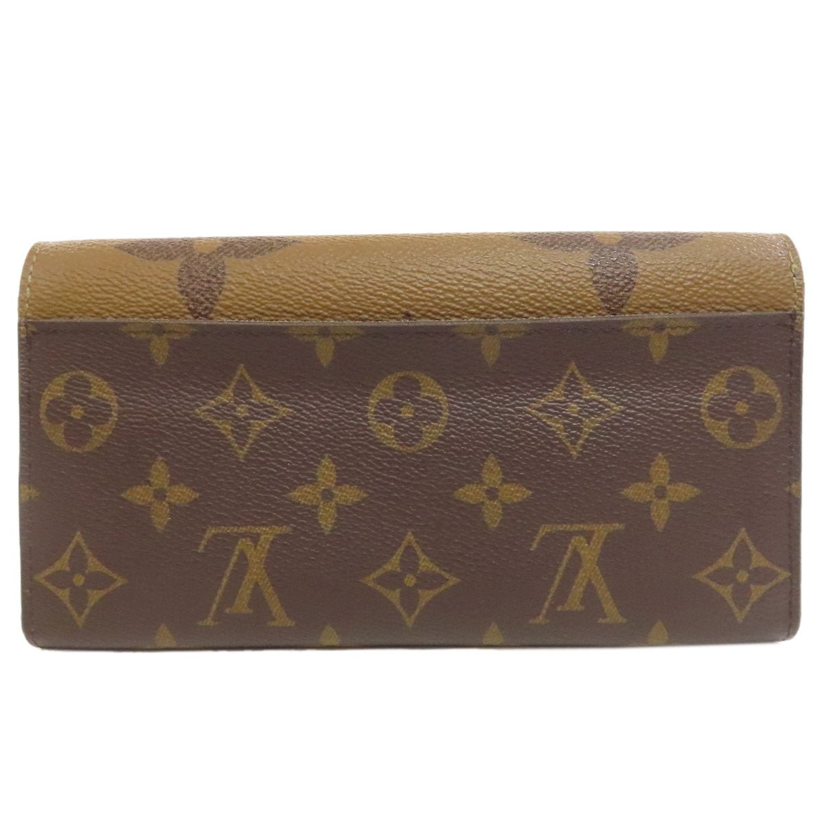 LOUIS VUITTON Long Wallet Purse M80726 Monogram Giant Brown Portefeuille Sara Women Used | AlmaBagz