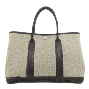 HERMES Tote Bag Tower ash gray Garden Party TPM 2006 Limited | AlmaBagz