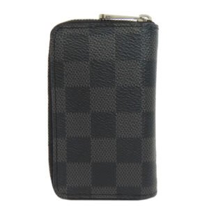 LOUIS VUITTON Coin case N63076 Damier canvas gray Zippy coin purse | AlmaBagz