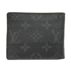 LOUIS VUITTON Bifold Wallet M62480 Monogram Eclipse black Portefeuille pans mens Used | AlmaBagz