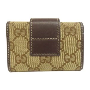 GUCCI Key case Key holder 203551 canvas Brown GG Lovely | AlmaBagz