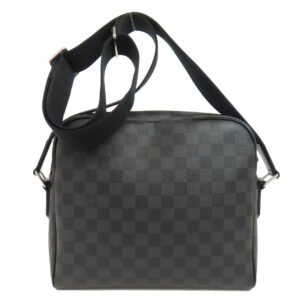 LOUIS VUITTON Shoulder Bag N41408 Damier canvas black Diton PM | AlmaBagz