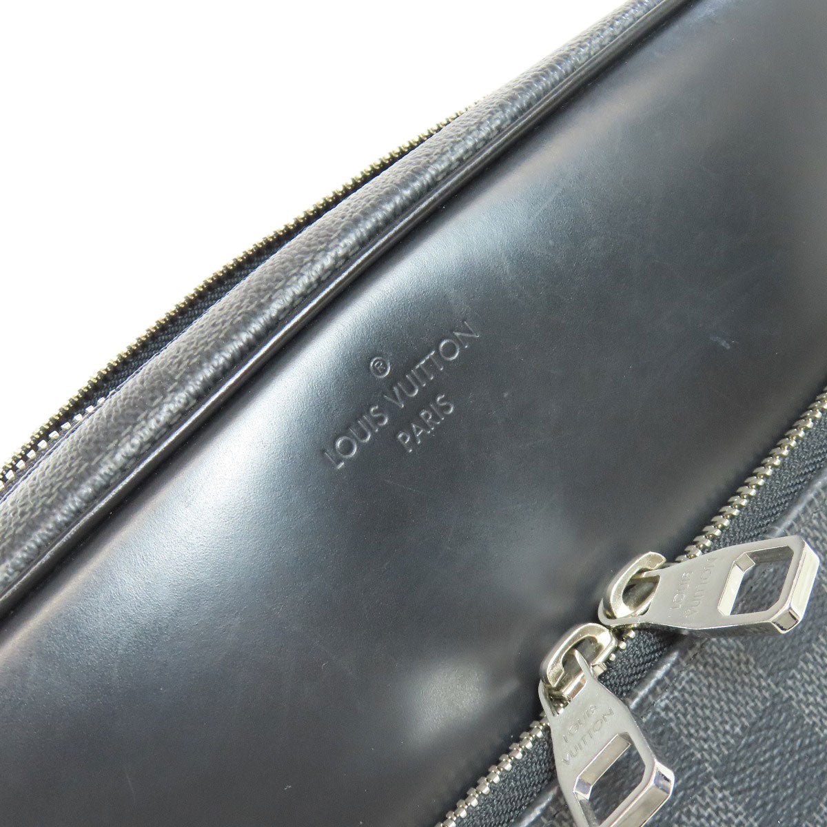 LOUIS VUITTON Shoulder Bag N41408 Damier canvas black Diton PM | AlmaBagz - Image 8