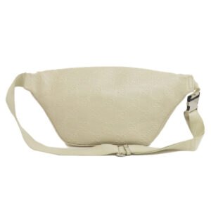 GUCCI Sling bag 645093 Calfskin white GG emboss | AlmaBagz