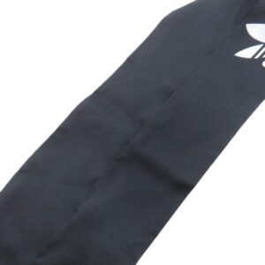 GUCCI scarf 703568 silk black adidas collaboration | AlmaBagz