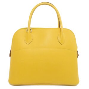 HERMES Tote Bag Epsom yellow Bolide 31 SilverMetal | AlmaBagz
