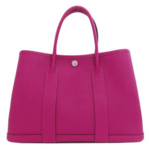 HERMES Handbag Country purple Garden Party TPM SilverMetal | AlmaBagz