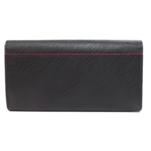 LOUIS VUITTON Long Wallet Purse M64322 Epi black Portefeuille Sara | AlmaBagz