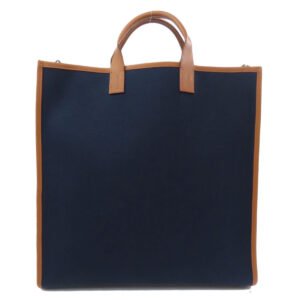 HERMES Handbag Towar Officche Navy VINYL | AlmaBagz