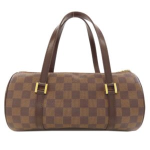 LOUIS VUITTON Handbag N51304 Damier canvas Brown Papillon PM | AlmaBagz